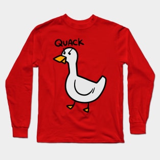 Angry Duck Quack Long Sleeve T-Shirt